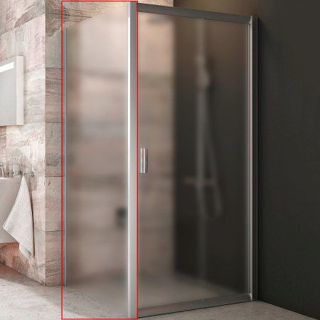 Душевая перегородка Ravak  9BHA0U00ZG 100x190 стекло матовое профиль сатин