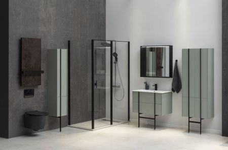 Шкаф-пенал Allen Brau Reality 1.32002.CGM 30х150 подвесной цвет зеленый