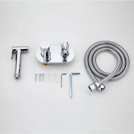 Гигиенический душ со смесителем Haiba HB5515 хром
