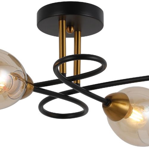 Люстра потолочная Illumico IL8263-4COU-79 BK GD Celeste - фото 3