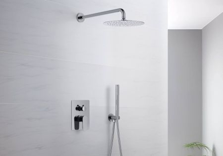 Душевая система Aquatek ОБЕРОН AQ1272CR встраиваемая в стену цвет хром