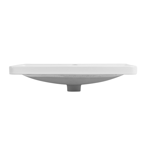 Раковина керамическая BelBagno BB-8076-3-60 61х43 накладная цвет белый глянцевый - фото 4