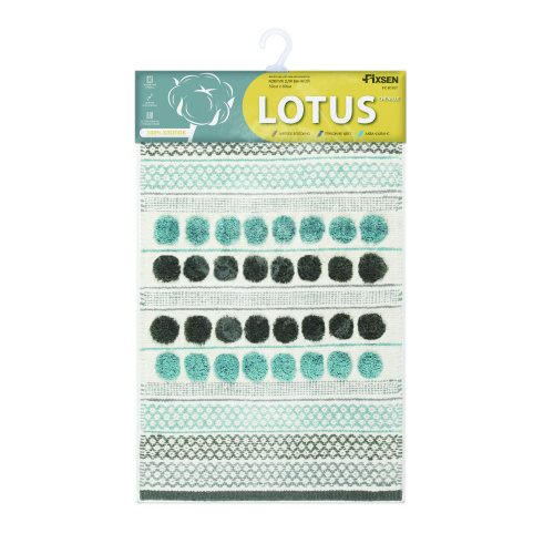 Коврик для ванной Fixsen Lotus FX-8030Y - фото 4