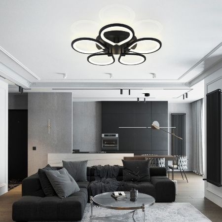 Люстра потолочная Natali Kovaltseva Singl (Сингл) INNOVATION STYLE 83042 BLACK