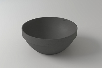 Раковина из искусственного камня Holbi CAPELLA 2.02.021.44.4 42х42 полувстраиваемая цвет серый