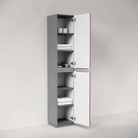 Шкаф-пенал Sancos FOLK Floor PFL35FES 40х190 напольный цвет серый