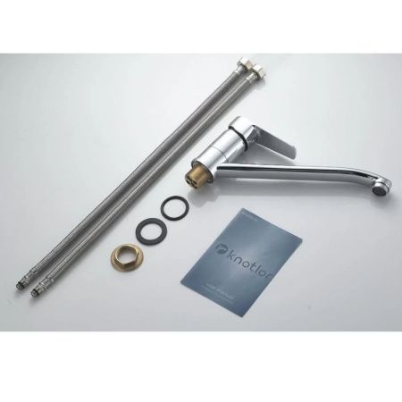 Смеситель для кухни Knotlor ECOFLOW KN-12 на мойку хром