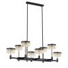 Люстра на штанге Delight Collection Diamond cut (Диамонд цут) MD21020075-8B matt black
