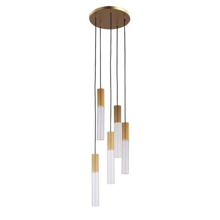 Светильник подвесной Delight Collection Flume (Флуме) MD2045-5A ant.brass