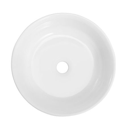 Раковина керамическая Cezares CZR-6603 40х40 накладная цвет белый без отверстий под смеситель
