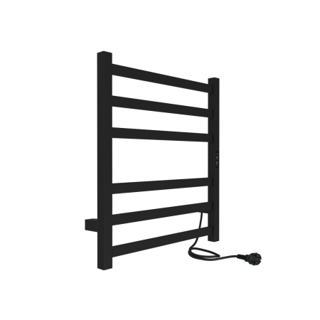 Полотенцесушитель электрический Indigo Oktava Slim 3 LСLOKS3E60-50BRRt 55х60 черный