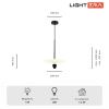 Светильник подвесной Lightera Natron (Натрон) LE125L-30W