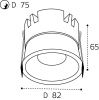 Светильник встраиваемый Italline IT06-6025 IT06-6025 black 3000K