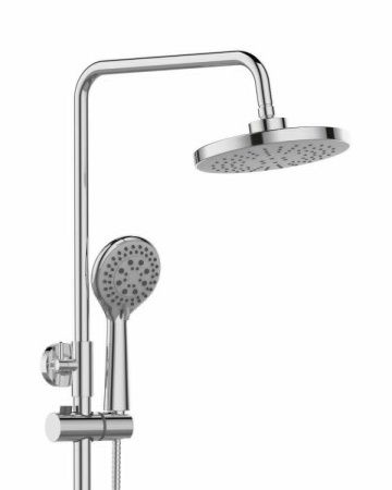 Душевая стойка Orange Thermo T02S3-912cr настенная цвет хром с термостатом