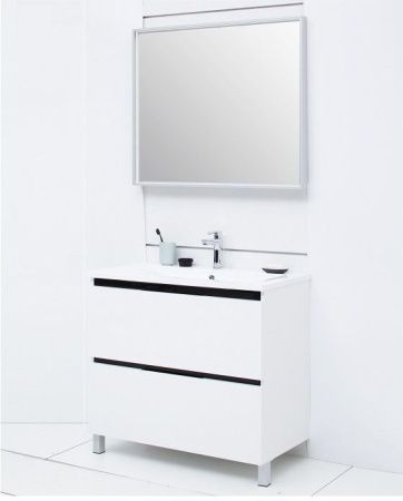 Зеркало с подсветкой De Aqua Алюминиум AF501900S 90х80 подвесное