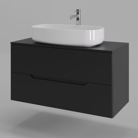 Тумба с раковиной Orange Line Li-100TubMDF+B07-675W 100х50