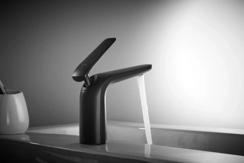 Смеситель Rose R3901H на раковину черный - фото 4