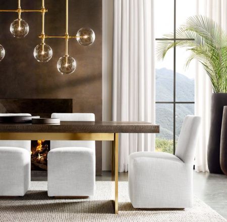 Светильник потолочный Delight Collection Globe Mobile (Глобе Мобиле) KG0835P-7A brass