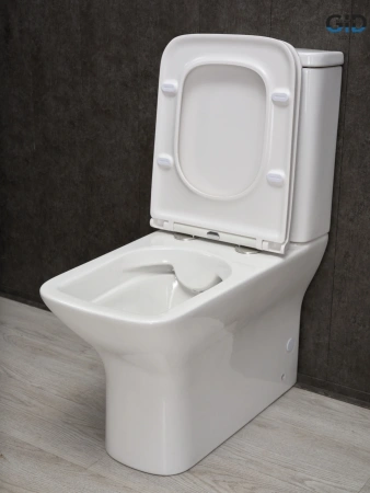 Унитаз напольный с бачком Gid Concavo Tn2125 (62245Y) белый с сиденьем микролифт безободковый