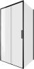 Душевой уголок Aquanet Pleasure Evo AE65-100x80-BT 100х80 стекло прозрачное профиль черный без поддона