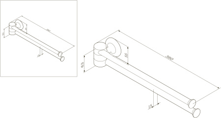 Полотенцедержатель Am.Pm Like A8032600