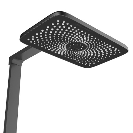 Душевая стойка Vincea Inspire VSFS-3I13TGM настенная цвет вороненая сталь с термостатом