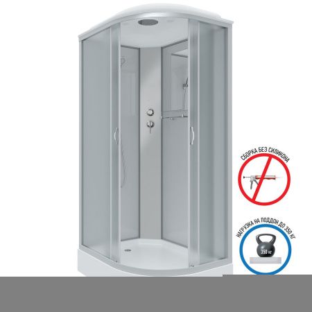 Душевая кабина Niagara Classic 33121423L 120х80 асимметричная с крышей ориентация левая