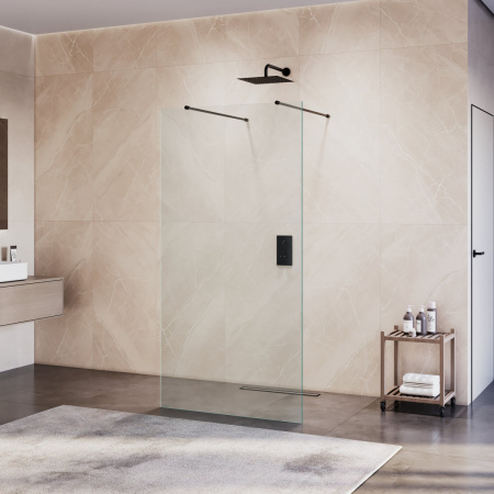 Душевая перегородка RGW Walk In 35101610-11 100х195 стекло прозрачное профиль хром глянцевый