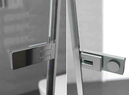 Душевой уголок Ambassador Abner 10011102L 100х100 стекло прозрачное профиль хром без поддона