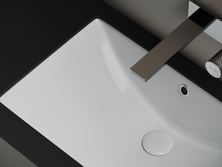 Раковина из сантехнического фарфора Ceramica Nova ERA CN6082 60х39 встраиваемая цвет белый