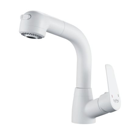 Смеситель Raffine F291C на раковину белый