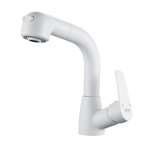 Смеситель Raffine F291C на раковину белый - фото 2