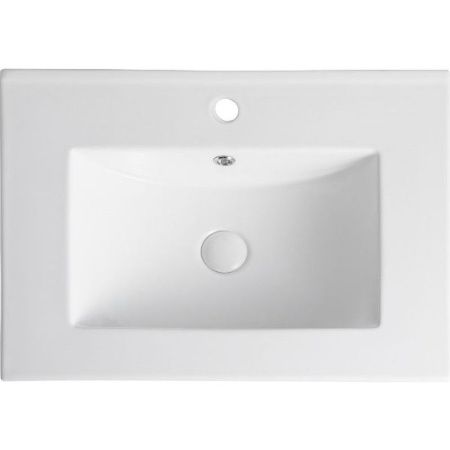 Тумба с раковиной Orange Line Li-60Tug+Ra 60х50 подвесная цвет серый