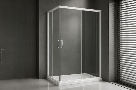 Душевой уголок Royal Bath HPD RB7120HPD-T 120х70 стекло прозрачное профиль белый без поддона