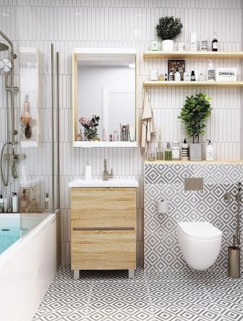 Тумба под раковину 1MarKa Aris У76060 60х40 цвет коричневый