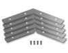 Соединитель угловой (5 шт.) Ambrella Light Profile System (Профиле Сыстем) GP8053