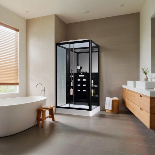 Душевой бокс Loranto Selak 00054493 150х90 прямоугольная с крышей ориентация левая - фото 2