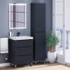 Тумба под раковину Uperwood Tanos 291020332 60х50 напольная цвет черный