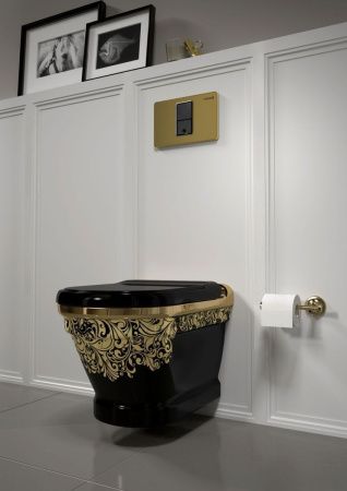 Клавиша смыва механическая Creavit FP8001.04 цвет золото