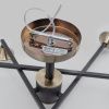 Люстра на штанге IMEX MD.4212-6-S-BK+AB