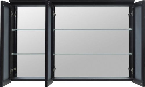 Зеркало-шкаф De Aqua Алюминиум 261762 120х14х77 подвесной - фото 3 Зеркало-шкаф De Aqua Алюминиум 261762 120х14х77 подвесной - фото 3