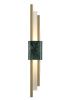Светильник настенный Crystal Lux Carta (Царта) CARTA AP6W LED GREEN/BRASS