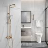 Душевая стойка Shevanik S4436G настенная цвет золото