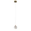 Светильник подвесной Delight Collection OD2440-1 gold/clear