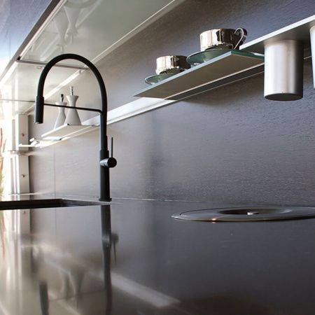 Смеситель для кухни Clever Chef 60146 на мойку черный