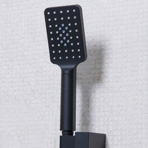 Смеситель для ванны WasserKRAFT Abens 2000 2001 настенный черный - фото 5