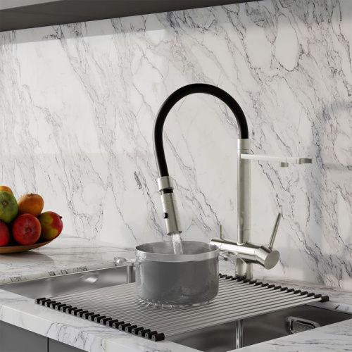 Смеситель для кухни Iddis Ace ACEBNFFi05 на столешницу сатин - фото 2