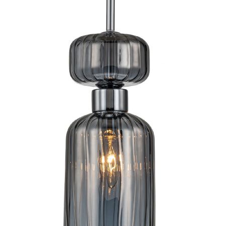 Светильник подвесной Escada Gloss (Глосс) 1141/1S Chrome/Smoke