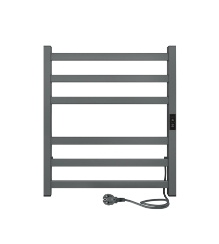 Полотенцесушитель Indigo Oktava Slim 3 LСLOKS3E60-50MGRt 53х60 электрический серый - фото 2