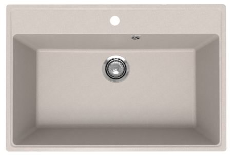 Кухонная мойка Ulgran Quartz Forte 760-10 76х51 цвет песочный
